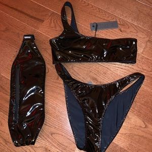 Black Triangl Bathing Suit (never worn)